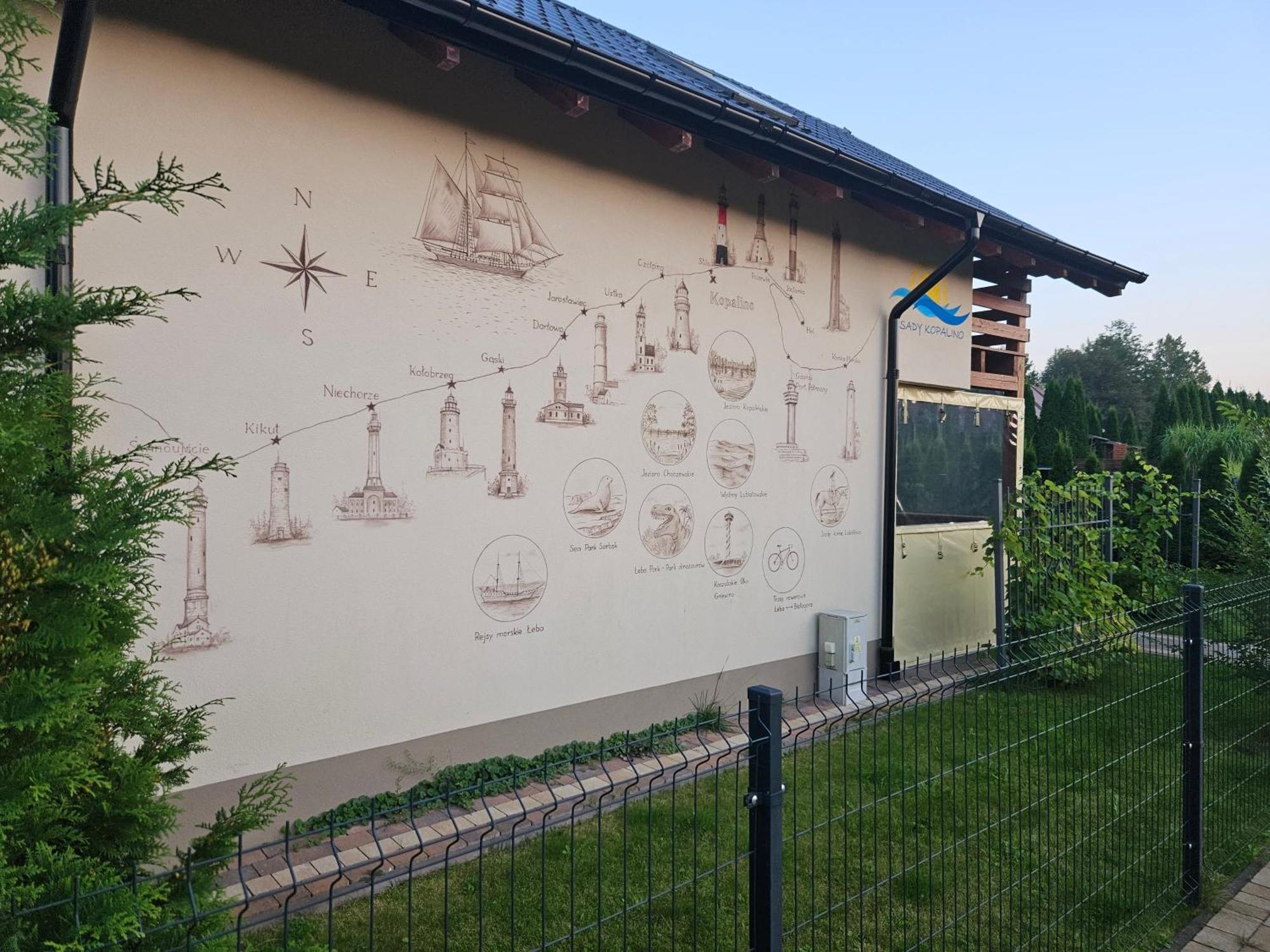 Vila Osada Cztery Pory Roku -Dom Lato Kopalino Exteriér fotografie